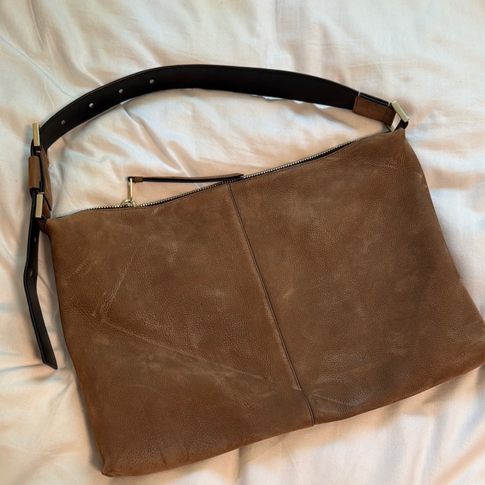 Brown Leather Shoulder Bag